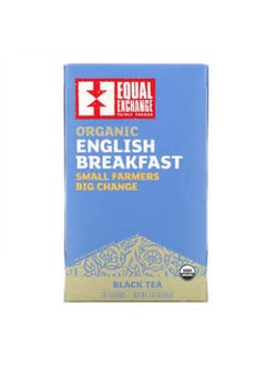 Equal Exchange Equal Exchange, Organic English Breakfast, Black Tea, 20 Tea Bags, 1.41 oz (40 g)  - Image 1