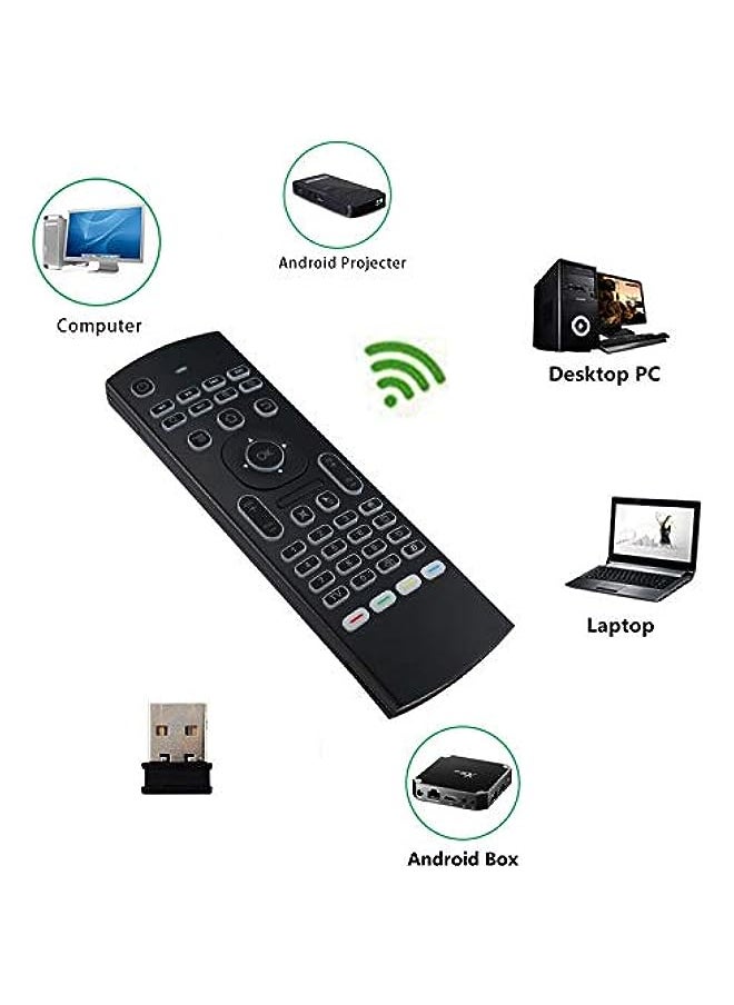 HuHa - MX3 air mouse Backlight Wireless Keyboard 2.4G Wireless Remote Control MXIII Fly Air Mouse Backlit For Android TV Box PC - Image 1