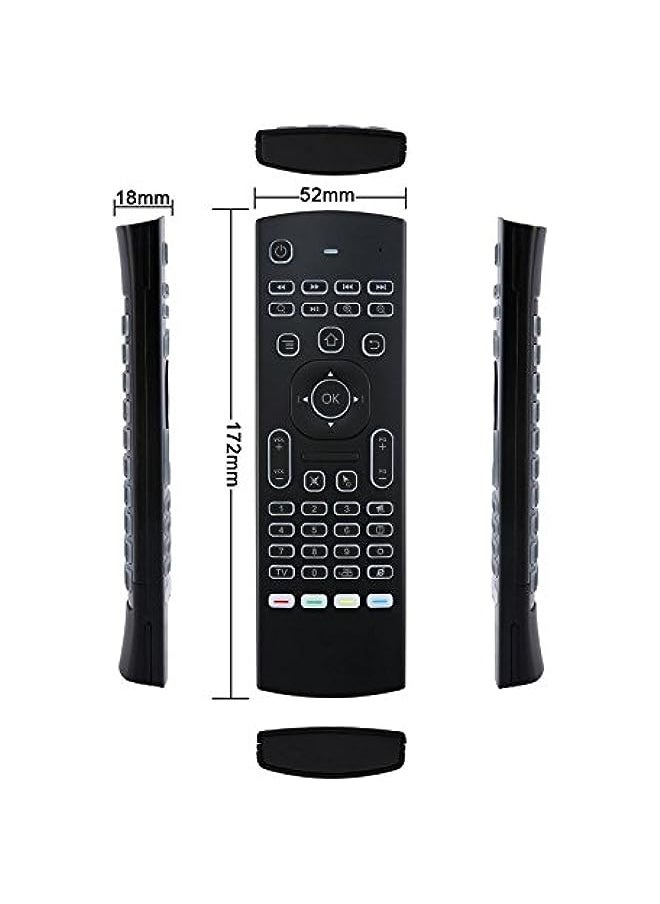 HuHa - MX3 air mouse Backlight Wireless Keyboard 2.4G Wireless Remote Control MXIII Fly Air Mouse Backlit For Android TV Box PC - Image 1