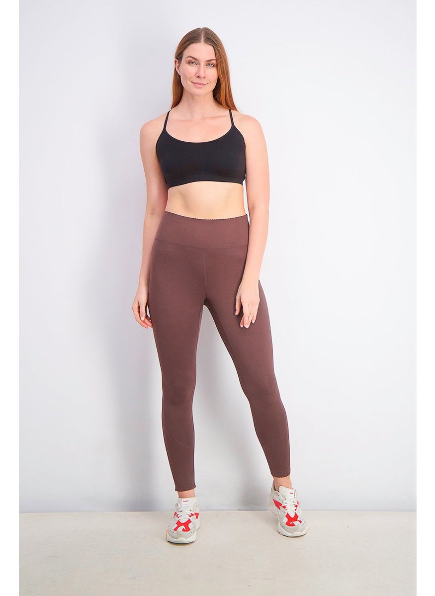 Tchibo Women Sportswear Fit Training Tights, Dark Brown  - Image 4