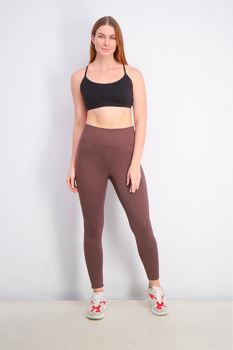 Tchibo Women Sportswear Fit Training Tights, Dark Brown - Image 4