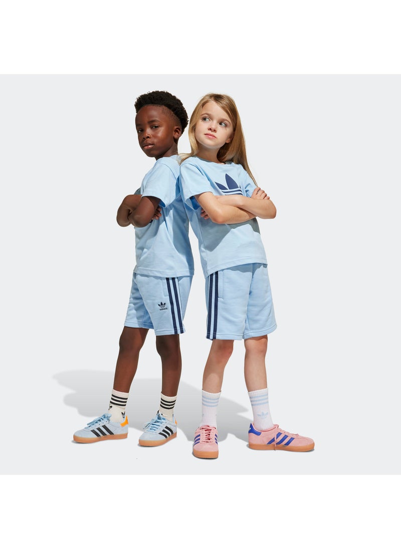adidas Originals - Kids Adicolor Shorts And T-Shirt Set - Image 1