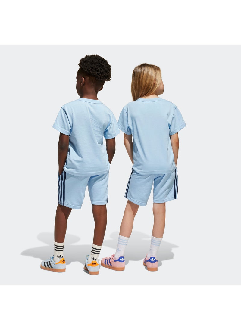adidas Originals - Kids Adicolor Shorts And T-Shirt Set - Image 1