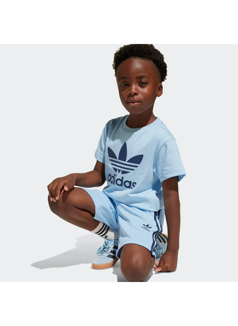 اديداس اوريجينالز Kids Adicolor Shorts And T-Shirt Set