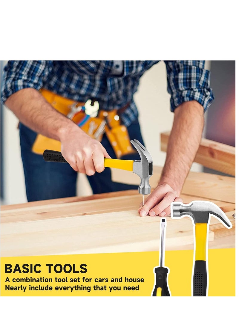 مجموعة ادوات اصلاح منزلية مكونة من 110 قطعة ، مجموعة ادوات يدوية مختلطة مع علبة تخزين بلاستيكية - Image 5
