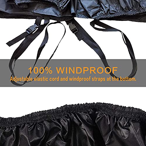 Macosy UTV Cover Waterproof Heavy Duty Oxford Cloth All Weather Protection Covers for Polaris RZR Ranger Can-Am Defender Teryx Pioneer Side by Side UTV Accessories, 2-3 Seater - Image 4