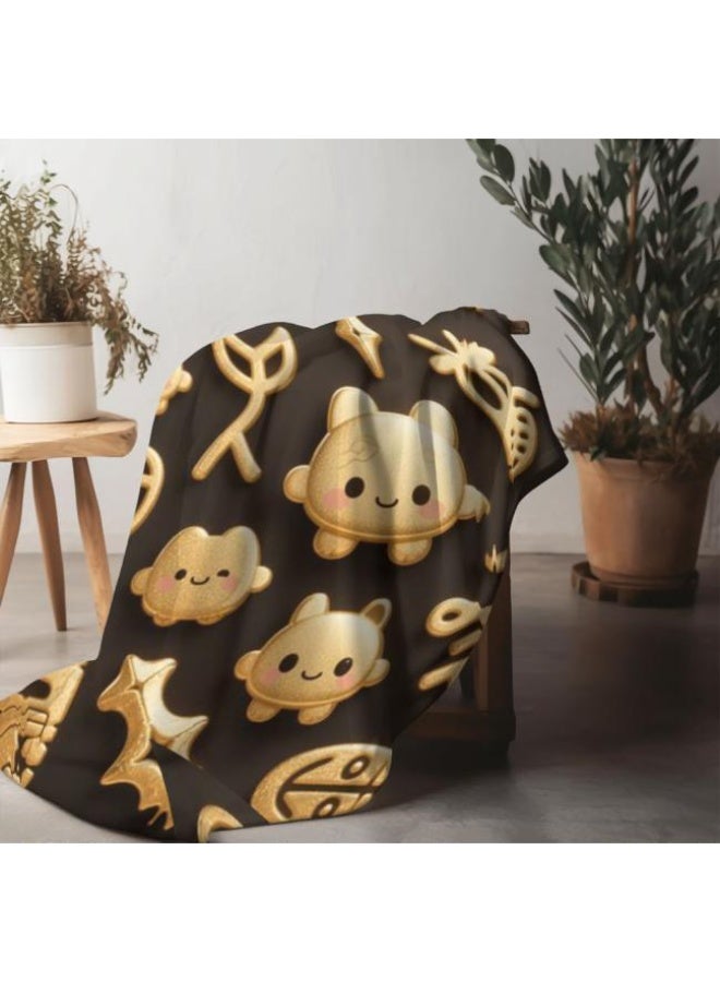 general Baby and children's cartoon flannel thin blanket (warm and comfortable, suitable for sleep, game use) 70cm*100cm - Image 4