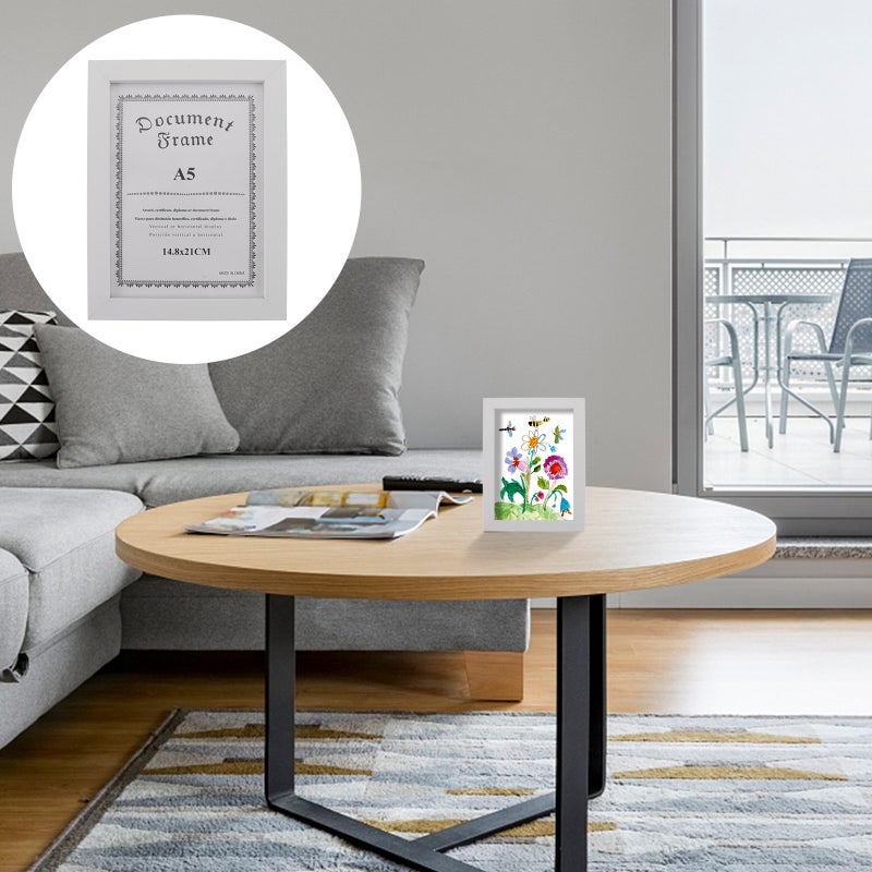 2pcs Business License Frame Picture Display Frame Photo Display Frame Wood Photo Frame Hanging Certificate Frame - Image 4