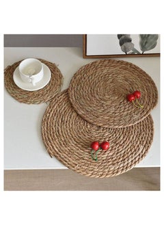Generic Wicker Table Round Placemat 38 CM  - Image 3