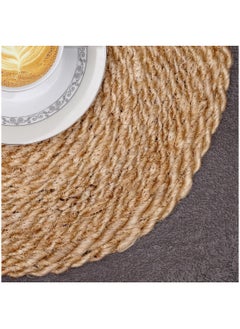 Generic Wicker Table Round Placemat 38 CM  - Image 5