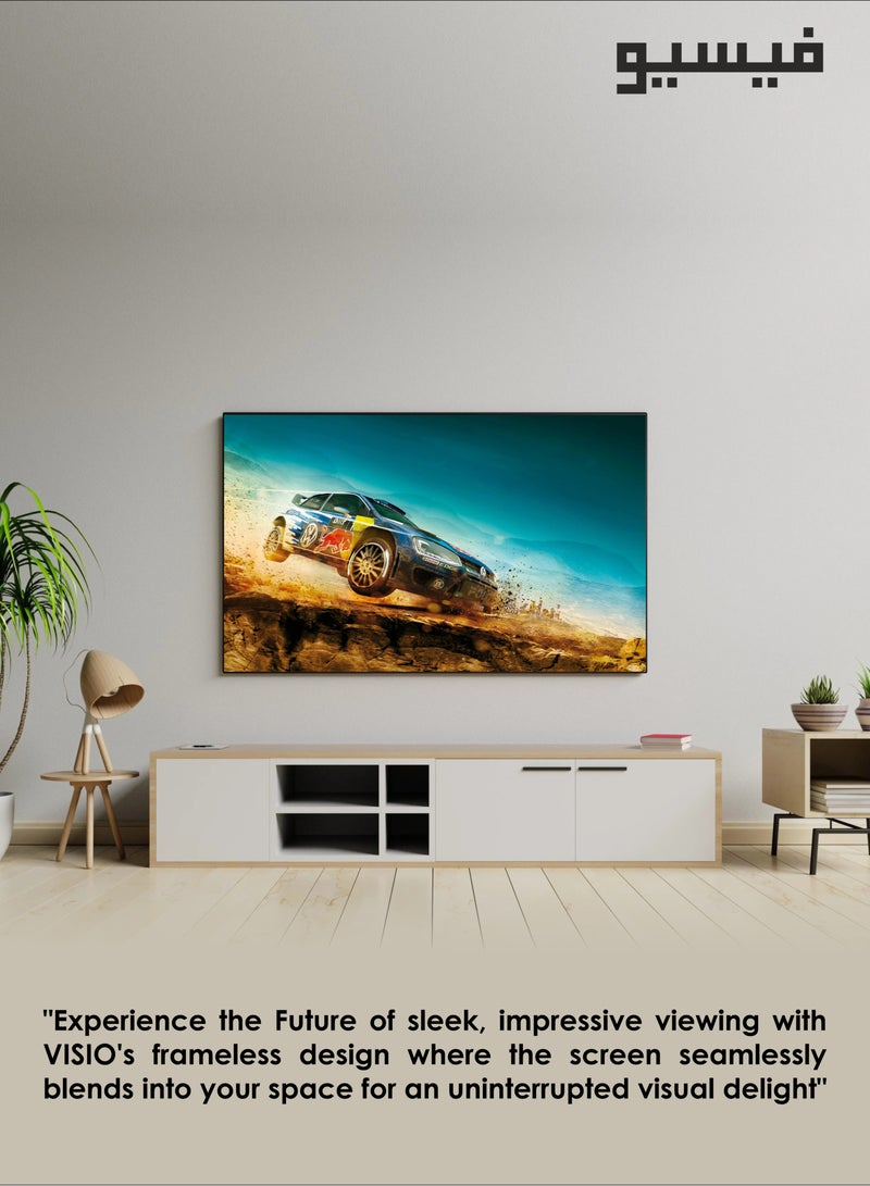 VISIO 40 Inch FHD LED TV, Energy Saving, Frameless Design with Free Wall Bracket - Black [40VSJ] - Image 2