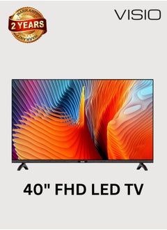 Visio VISIO 40 Inch Full HD LED Tv | Frameless Design | Energy Saving |  2 USB and 2 HDMI ports  - Image 4