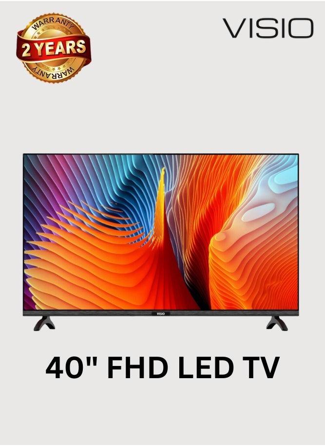فيسيو فيزيو تلفزيون 40 بوصة  فل اتش دي | تصميم بدون إطار | توفير الطاقة | 2 منفذ USB و 2 منفذ HDMI  - Image 4