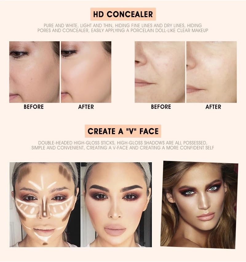 NATURAL MATTE 2 IN 1 HIGHLIGHTER CONTOUR STICK - Image 3