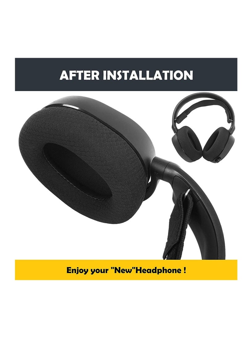 Anmi Replacement Ear Pads Headphone Earpads Compatible with SteelSeries Arctis 1/Arctis 3/Arctis 5/Arctis 7/Arctis 9 RGB Illuminated Gaming Headset - Image 2