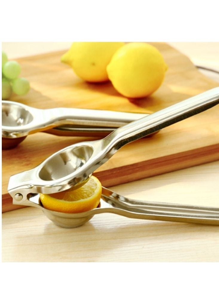 كروم عصارة ليمون كروم - عصارة حمضيات يدوية معدنية فاخرة - Image 3