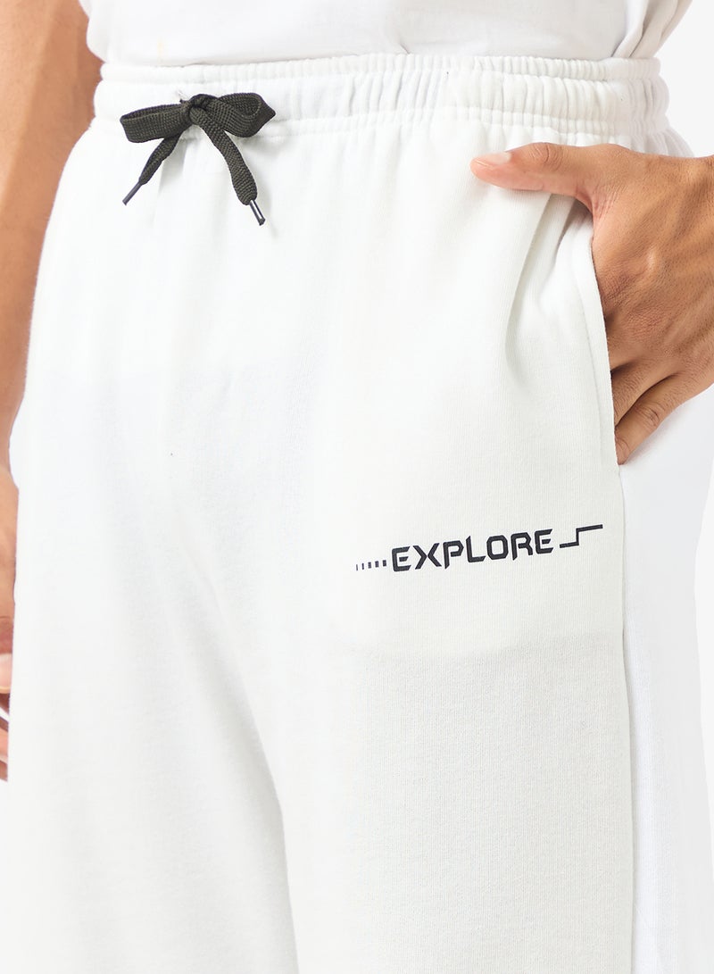 سفنتي فايف بيسيكس بنطلون رياضي فضفاض بتفاصيل دفعات - Image 4