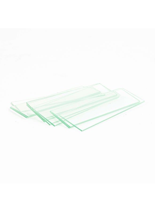 Amscope bs-50p-100s-22 pre-cleaned blank ground edge glass microscope slides and 100pc pre-cleaned square glass cover slips coverslips - Image 4