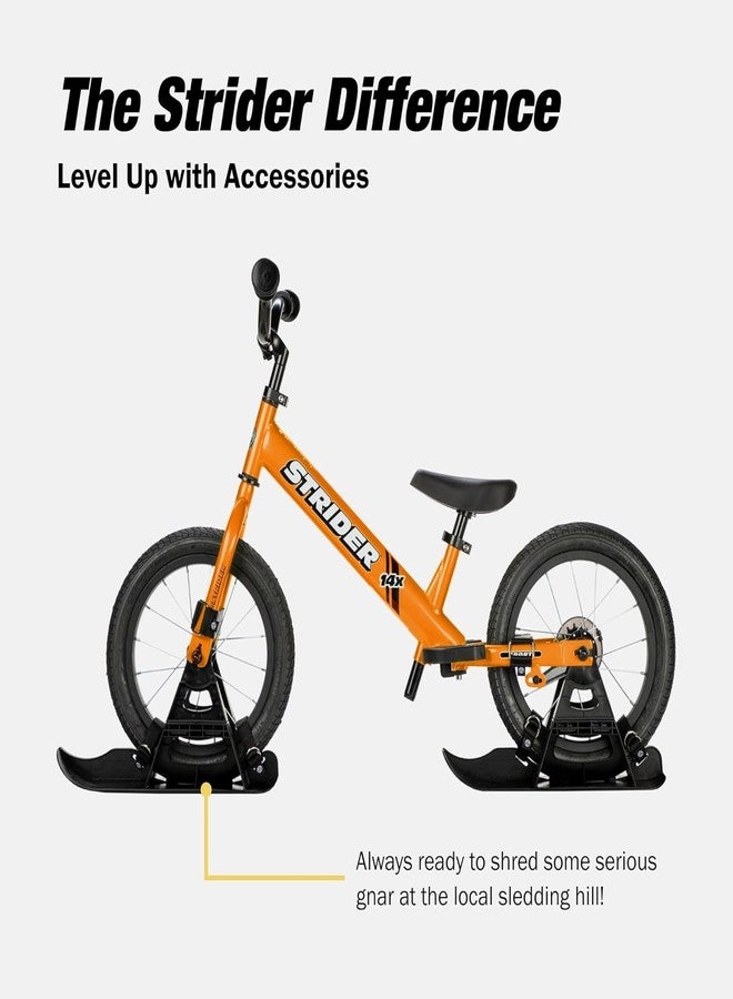 STRIDER مجموعة زلاجات الثلج سترادر 14x سبورت - تحويل دراجة التوازن إلى زلاجة - تناسب دراجتنا 14x للتوازن - للأطفال من 3 إلى 6 سنوات - تجميع بدون أدوات - Image 5