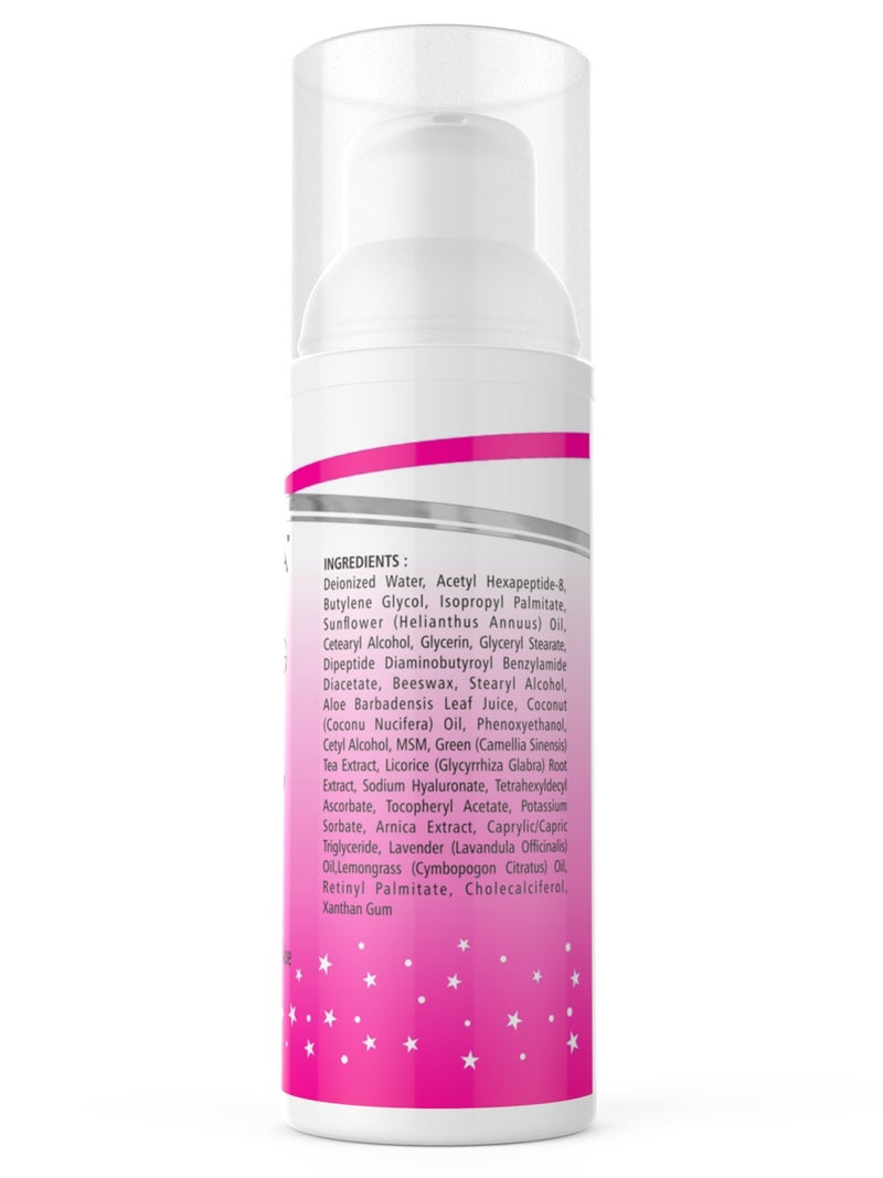 KESHIMA Face & Neck Firming Cream - Lotion Tightens Loose and Sagging Skin - Smooths Wrinkles and Fine Lines - Image 3