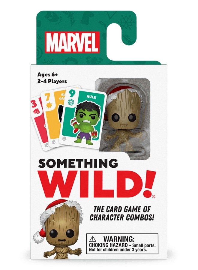 Funko Funko Something Wild! Guardians of The Galaxy Holiday with Baby Groot Pocket Pop! Card Game for 2-4 Players Ages 6 and Up  - Image 1