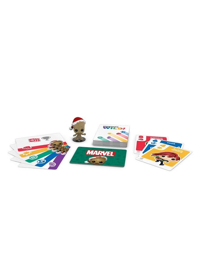 Funko Funko Something Wild! Guardians of The Galaxy Holiday with Baby Groot Pocket Pop! Card Game for 2-4 Players Ages 6 and Up  - Image 3