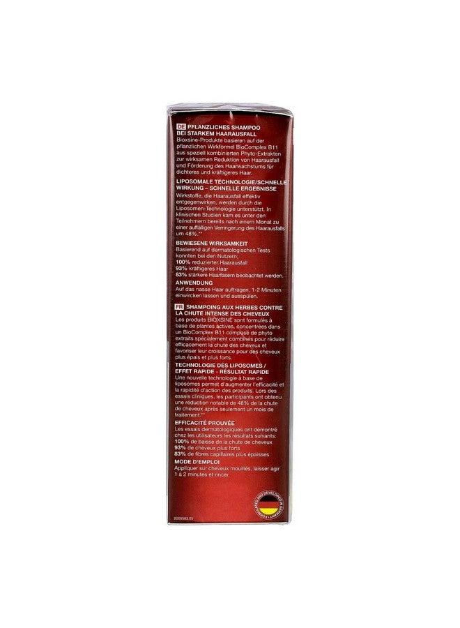 Bioxsine B'IOTA Laboratories Ltd Bioxsine Forte Herbal Shampoo For Intensive Hair Loss 300M - Image 4