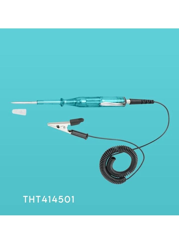 TOTAL Car Circuit Test DC 6-24V Point Diameter 3mm Length 2.5 Meter AS Insulated Handle Comes with Electric Pen Clip - THT414501 - Image 1