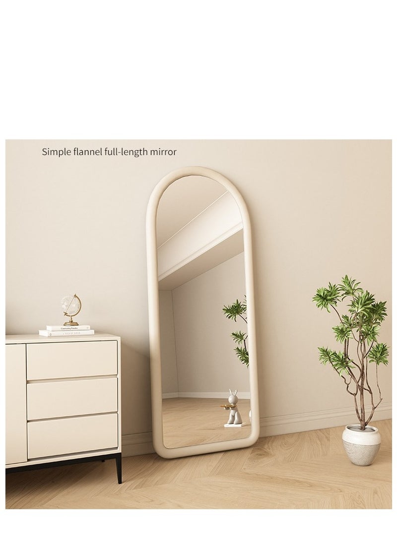 Y&D Floor Mirror, Arched Full Length Mirror, Floor Mirror Freestanding, Arched Wall Mirror, Large Floor Length Mirror, 50 * 160 Full Body Mirror, Wall Mounted Mirror for Bedroom Living Room, White - Image 5