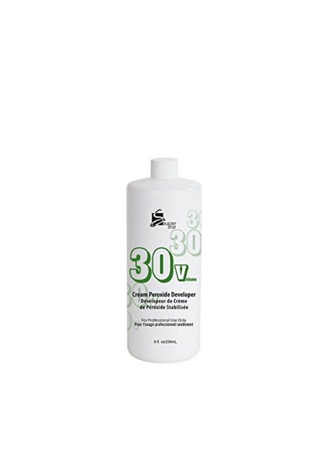 Super Star Cream Peroxide Developer 30 Volume - 8 Oz