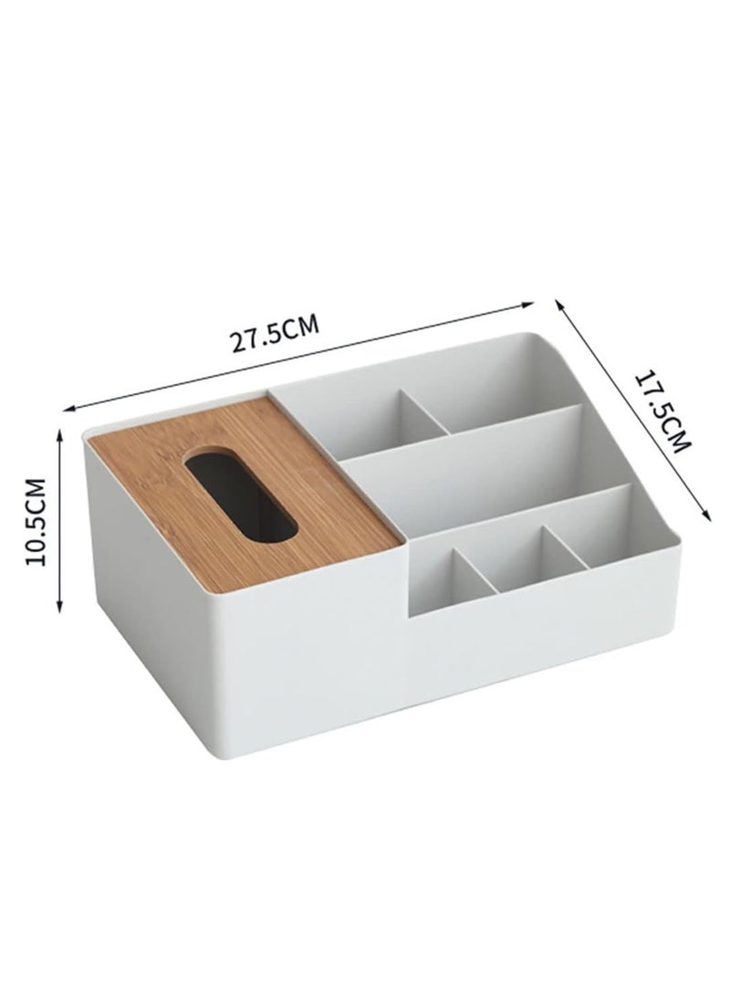 Arabest Multifunction Tissue Box, Rectangular Facial Tissue Holder Dispenser for Dining Room, Kitchen, Bedroom Dressers and Home  - Image 5