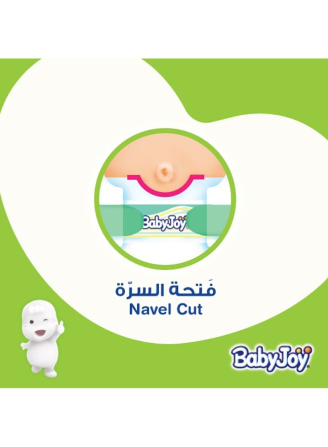 BabyJoy Baby Diapers, Newborn, Size 1, Up To 4 Kg, 204 Count (68 x 3) - Breathable Material, Compressed, Cotton Touch - Image 5