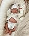 Zero Pam 45 CM Real Life Reborn Baby Dolls Boy Eyes Closed with Realistic Veins 18 Inch Lifelike Poseable Anatomically Correct Newborn Sleeping Silicone Baby Dolls Full Body Soft Vinyl for Kids - Image 4