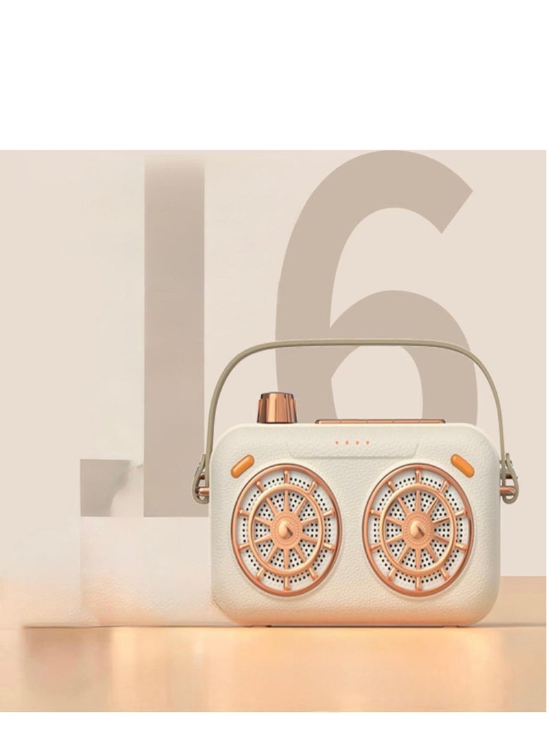 GULFLINK Portable Bluetooth Speaker with Microphone Set White  - Image 3