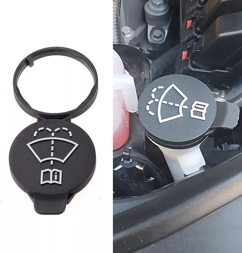 Nudhfgauiyt Windshield Wiper Washer Fluid Reservoir Tank Bottle Cap Cover For Chevrolet，For Buick, For Cadillac, For GMC，For Chevrolet part of the model。1PCS per package/black…  (Black) - Image 5