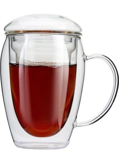 jumbo Glory Double Wall Herbal Tea Glass 280 Ml 