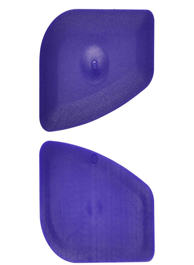 AHCHAY Small Handy Plastic Scraper Flexible Card Round Edge for Home Universal Cleaning Squeegee, Pack of 4 - Image 4