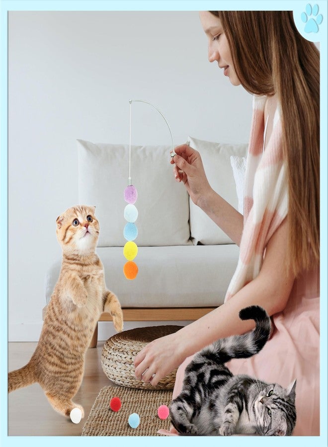 DODHEG 24 Pcs Colorful Pet Balls, Soft Plush Balls, Cat's Favorite Toy Ball, Interactive Cat Toy. - Image 3