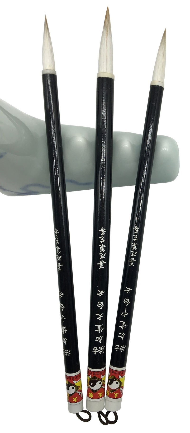 Easyou Hu Brush Chinese Brush for Coloring Painting and Practicing Calligraphy JJBY L+M+S (jjby 3pcs/pack) - Image 3