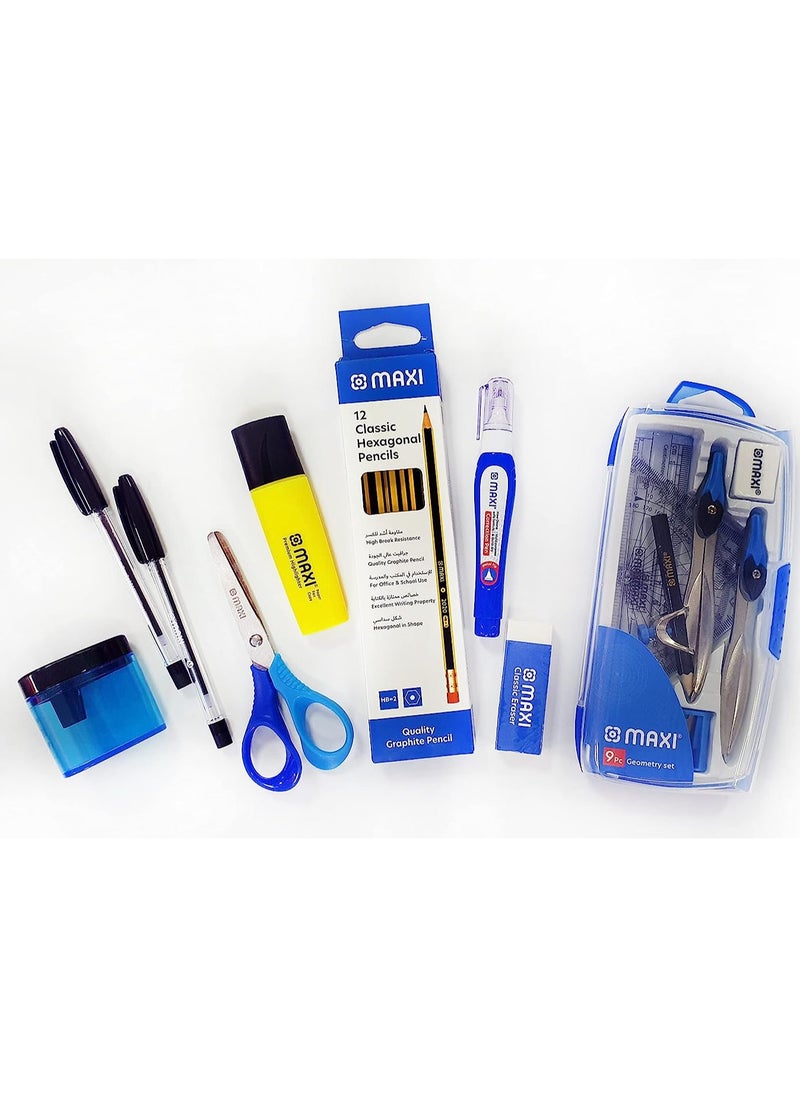 Maxi School Kit MXZPB 3, Assorted, PB-3