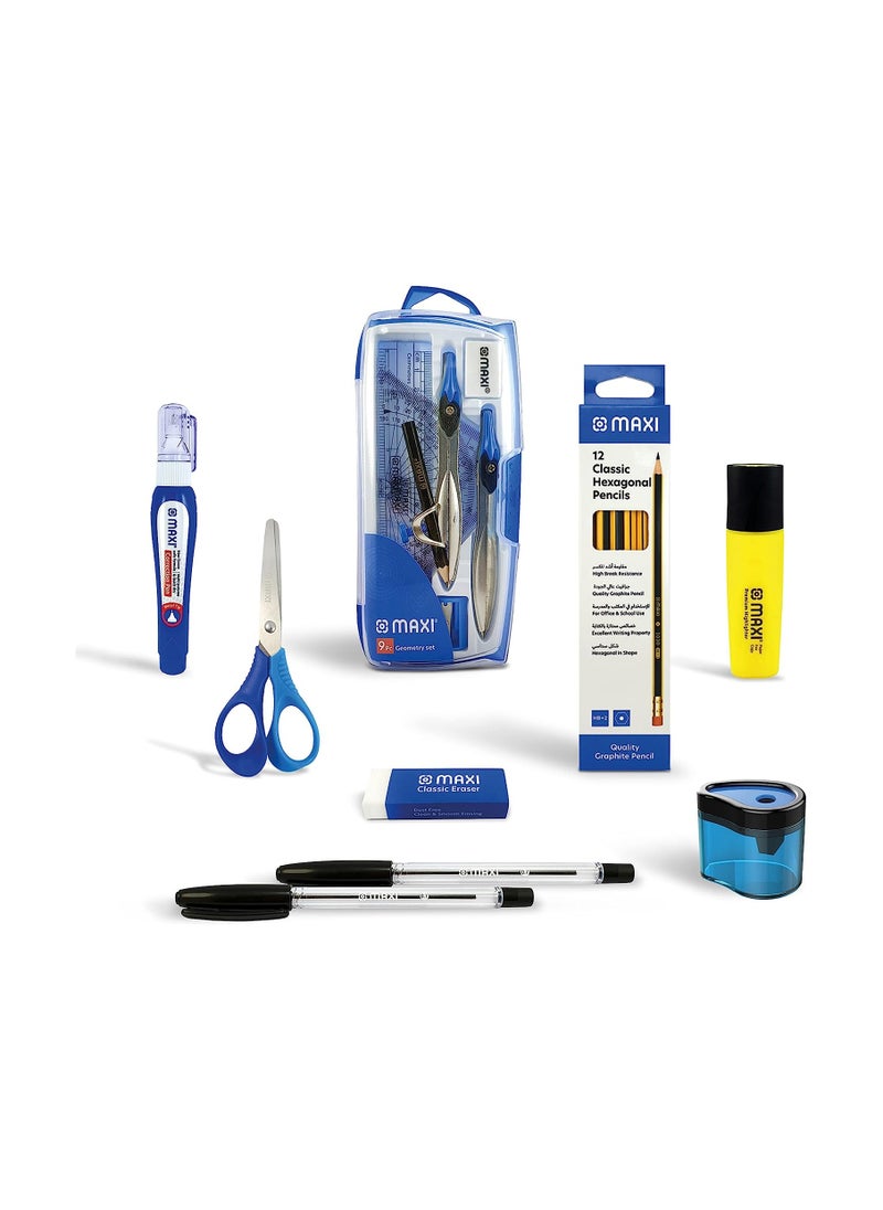 Maxi School Kit MXZPB 3, Assorted, PB-3