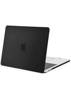 CaseBuy MacBook Air M2 Case 2023 2022 13.6 inch A2681 Plastic Hard Shell Case Protector for MacBook Air M2 13.6 with Touch ID Black  - Image 1