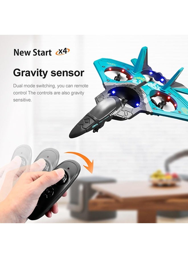 Arabest - V17 Jet Fighter Stunt RC Plane 2.4GHz Remote Control Airplane With 2 Batteries, 360° Drop-Resistant Stunt Spin Remote And Light - Image 1