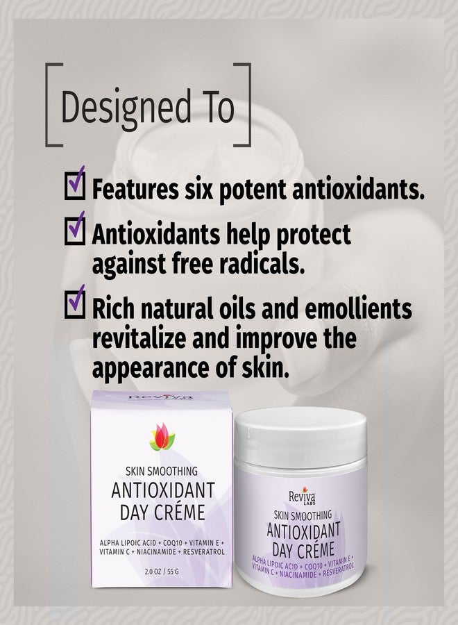 REVIVA LABS - Skin Smoothing Antioxidant Day Créme - Image 4