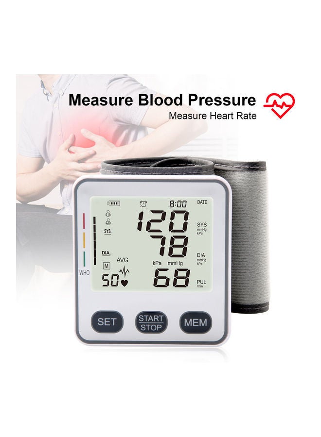 NIBEMINENT Digital LCD Wrist Type Electronic Blood-Pressure Monitor - Image 4