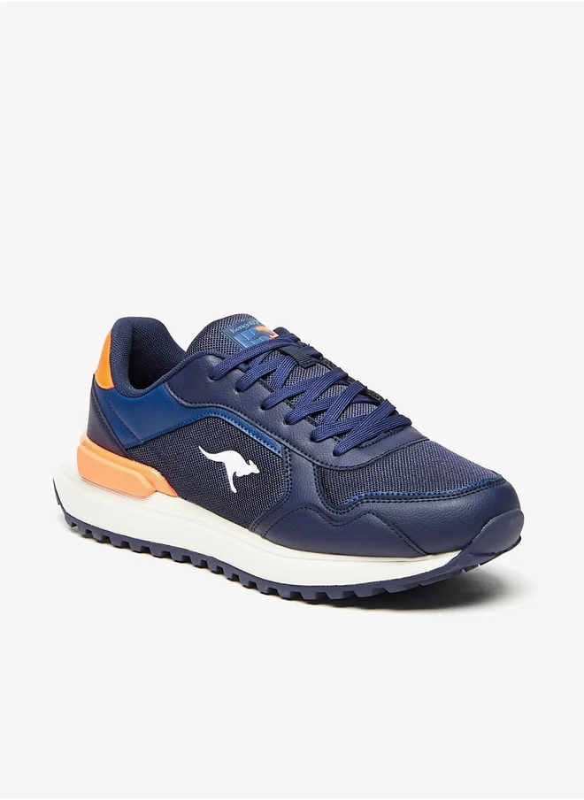 kangaROOS Men's Textured Lace-Up Sneakers