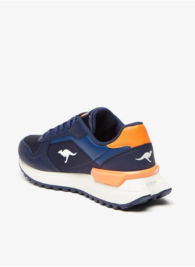kangaROOS Men's Textured Lace-Up Sneakers