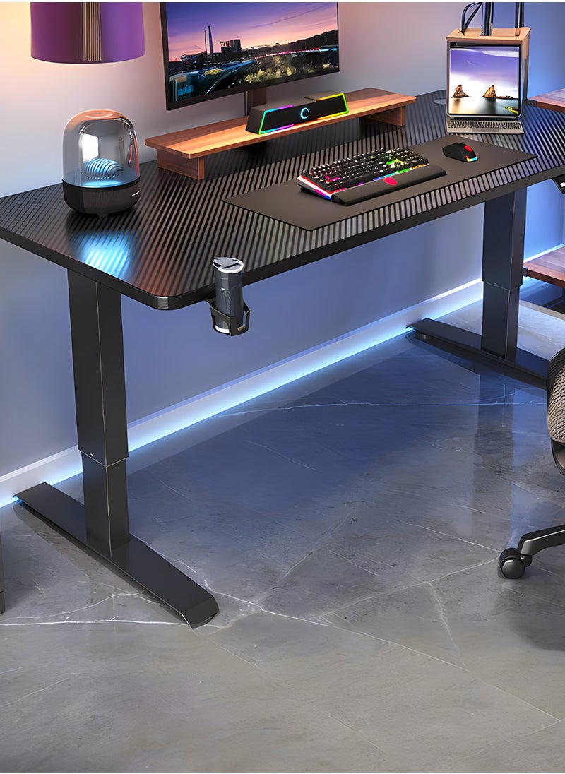 Sharpdo Smart Electric Lifting Desk Game Table, with Cup Holder, Lifting Height 73~118cm, Suitable for Bedroom, Office  - Image 2