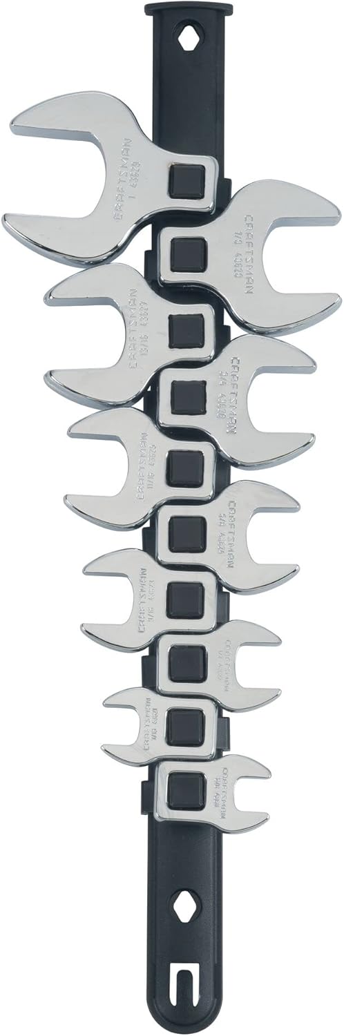 CRAFTSMAN مجموعة مفاتيح كرافتسمان كراوفوت مفتوحة SAE 10 قطع CMMT12052LZ - Image 1