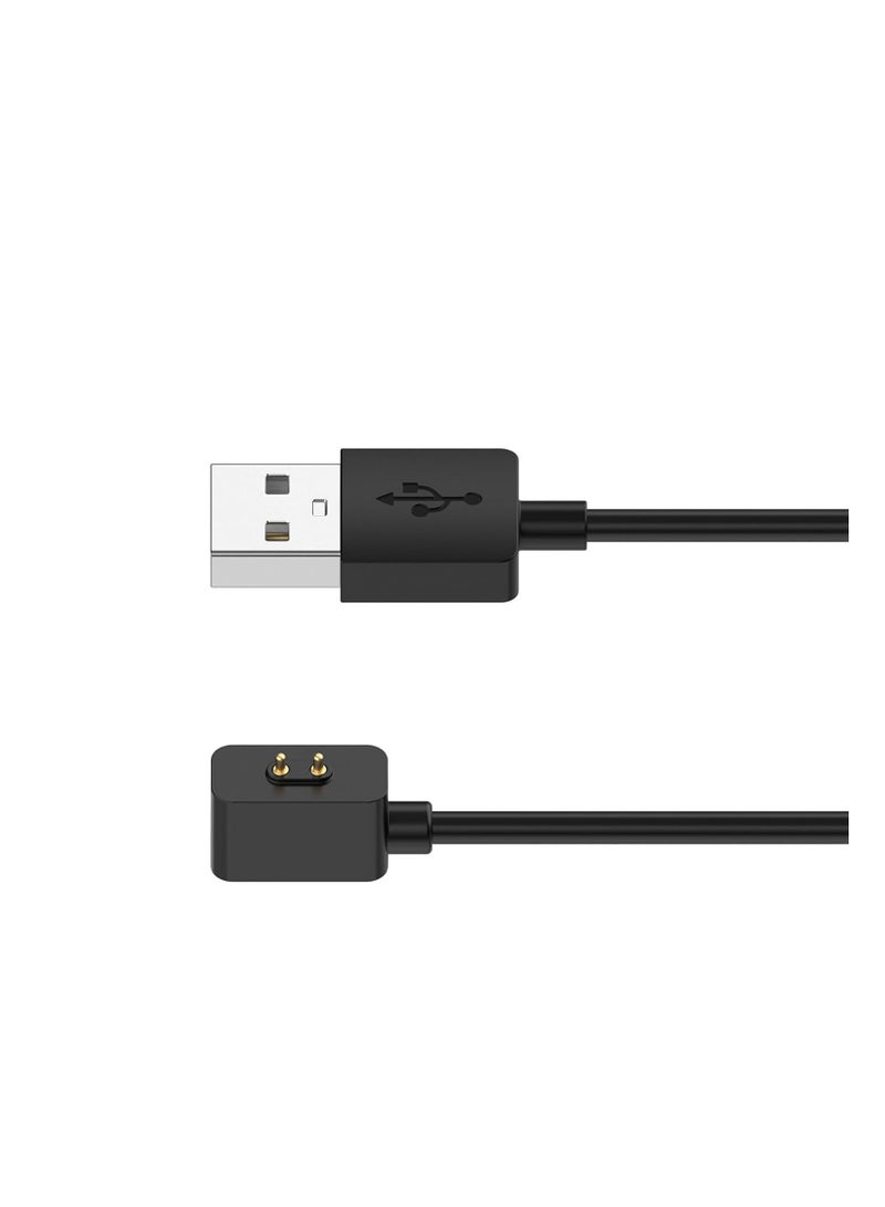 USB Charger for Xiaomi Smart Band 9/8/8 pro,MI 8, MI 7 Pro/Redmi Watch 3,3 lite,3 Active/Redmi Band 2 Watch,  Replacement USB Charger Charging Clip Cable Base Data Sync (100cm, Black) - Image 4